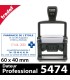 Tampon dateur personnalisable grand format - Trodat Professional 5474