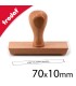Tampon bois 70x10mm