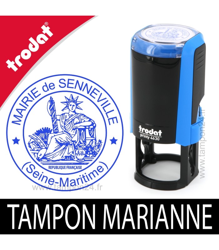 Tampon officiel Marianne pour Mairie
