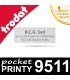 Empreinte personnalisée pour Trodat Pocket Printy 9511
