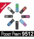 Trodat Pocket Printy 9512 disponible en plusieurs couleurs de boitiers