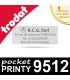 Empreinte personnalisée pour Trodat Pocket Printy 9512