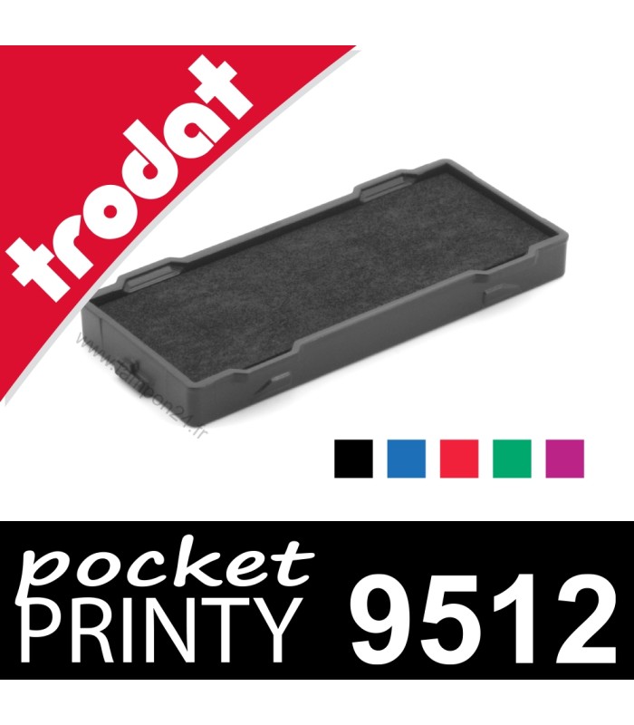 Cassette d'encrage pour Trodat Pocket Printy 9512