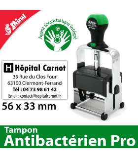 Tampon antibactérien 56x33mm 8 lignes
