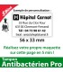 Tampon encreur avec revêtement antibactérien
