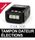 Cachet encreur date réglable pour élections municipales