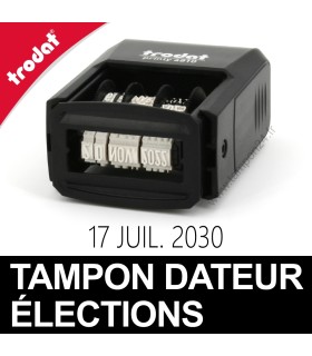 Cachet encreur date réglable pour élections municipales