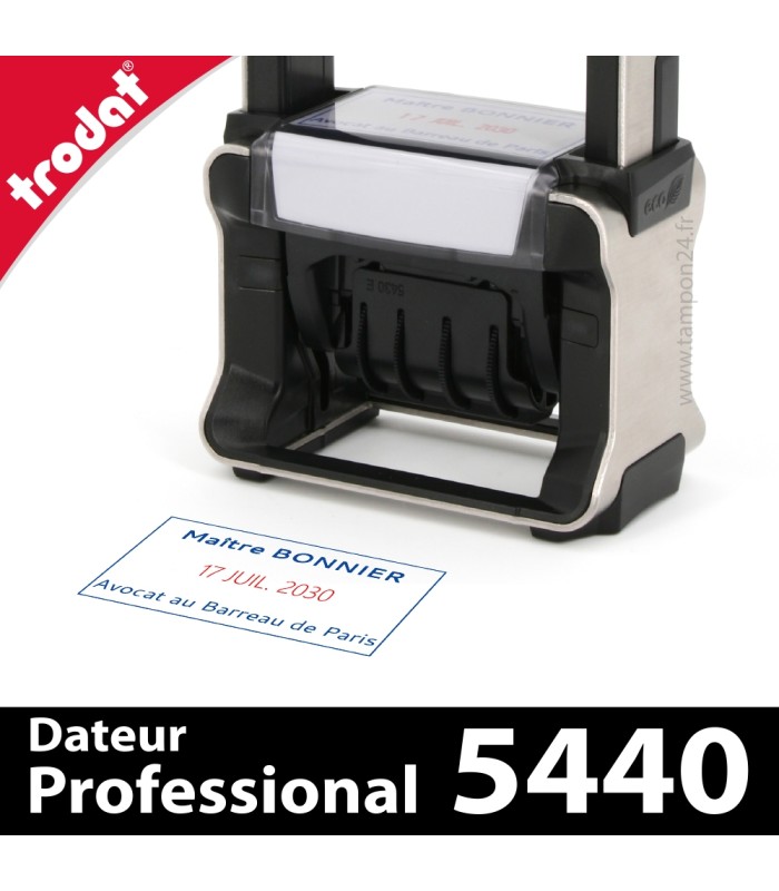 Cachet personnalisable avec date réglable Trodat Professional 5440