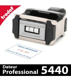 Le tampon Trodat Professional 5440 est personnalisable en ligne