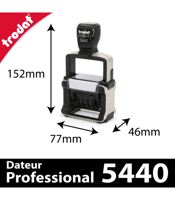 Trodat 5440 - Dateur pro à personnaliser avec votre texte et logo
