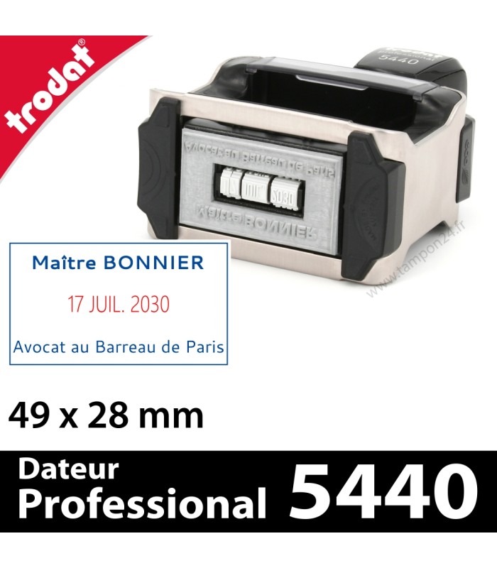 Cachet dateur Trodat Professional 5440