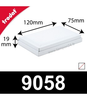 Encreur séparé 112x65mm en feutre pour encres spéciales - Réf : Trodat 9058