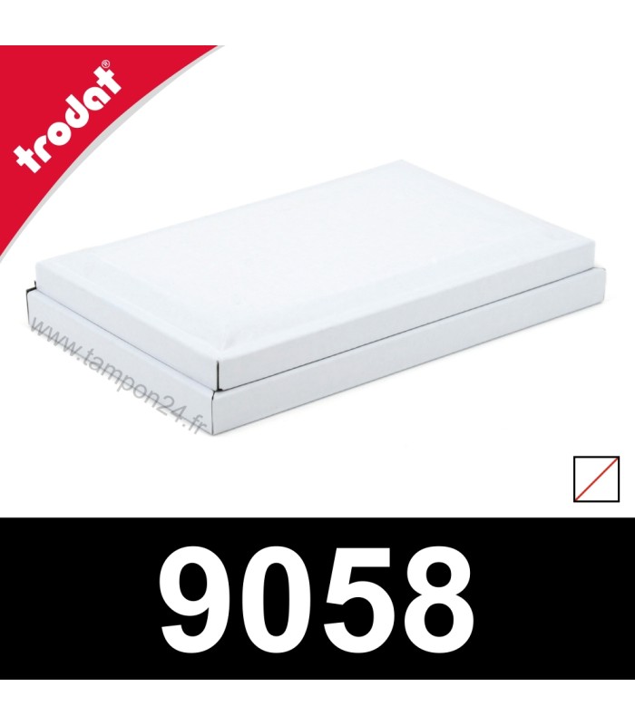Encreur séparé 112x65mm en feutre pour encres spéciales - Réf : Trodat 9058