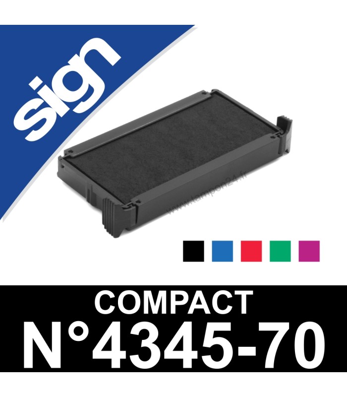 Cassette d'encrage pour Sign Compact n°4345-70