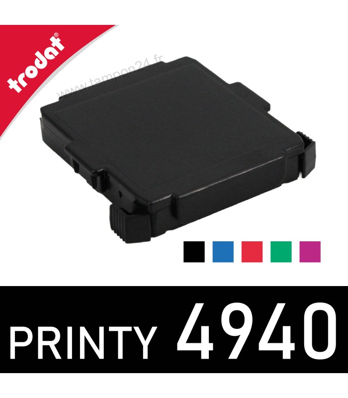 Cartouche d'encre pour tampon Trodat Printy 4940