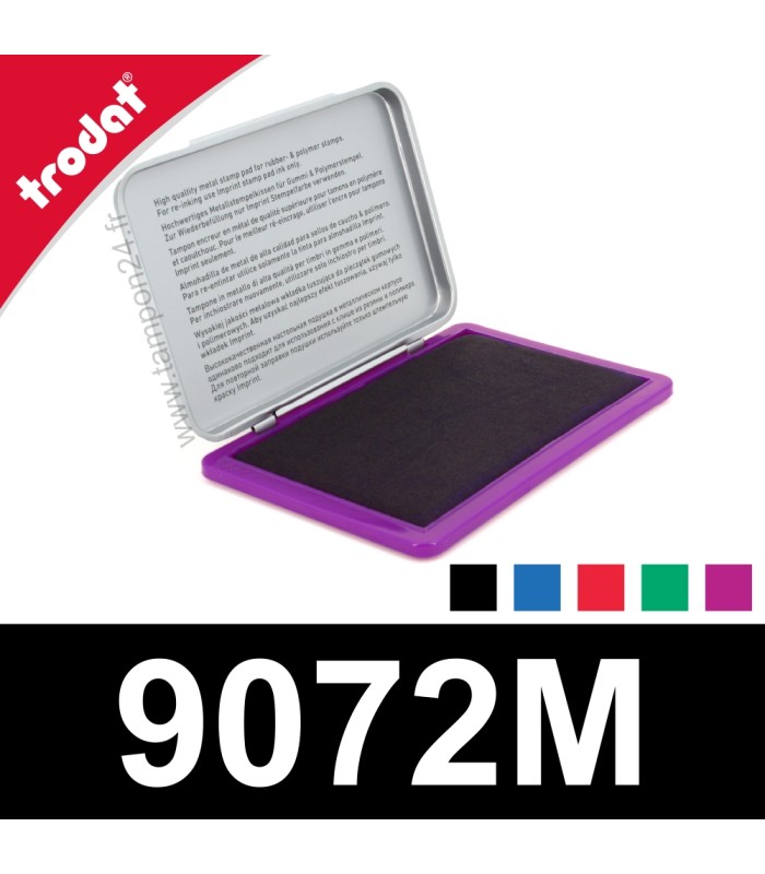 Encreur violet pour cachet bois