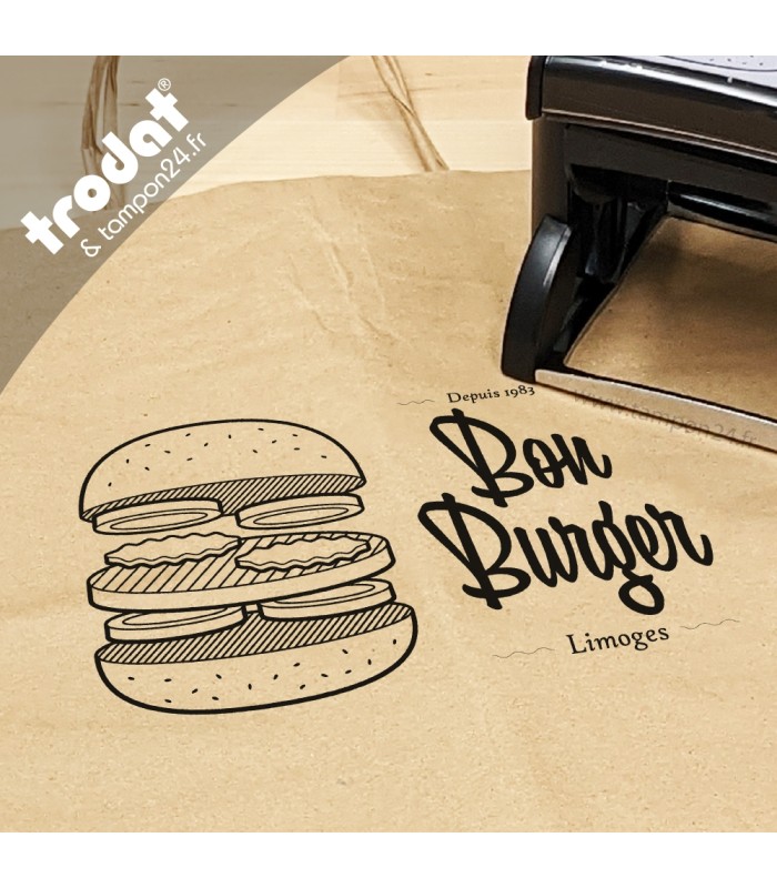 Apposer un logo sur les sacs en papier de magasin