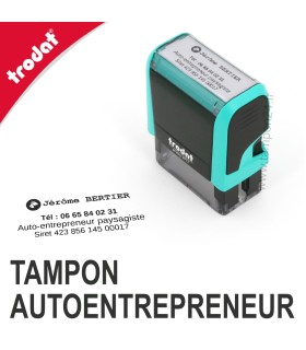 Tampon autoentreprise personnalisable
