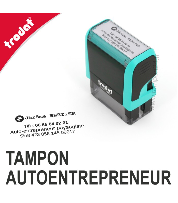 Tampon autoentreprise personnalisable