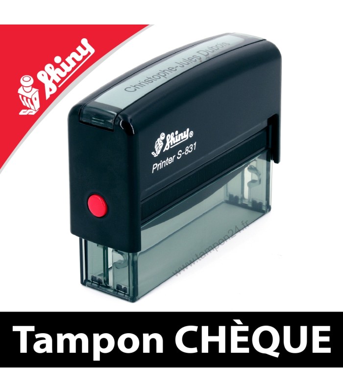 Timbre automatique spécial chèques