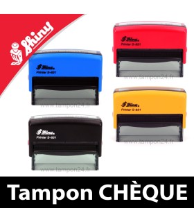 Tampon pour mettre un ordre sur les chèques