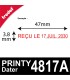 Tampon dateur multiformules Trodat Printy Dater 4817A