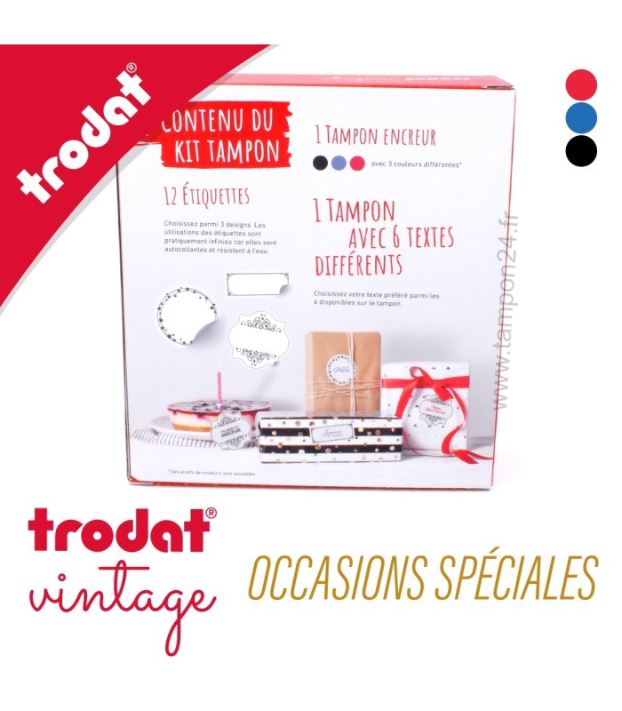 Pack cachet pour marquer les étiquettes pour offrir