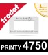 Empreinte pour tampon dateur Trodat Printy 4750