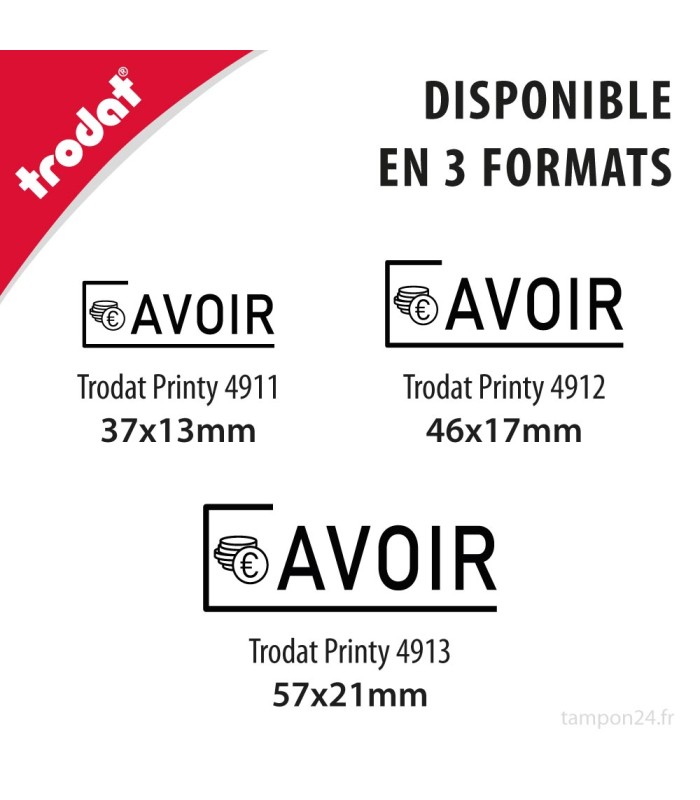 Timbre formule où il est indiqué AVOIR
