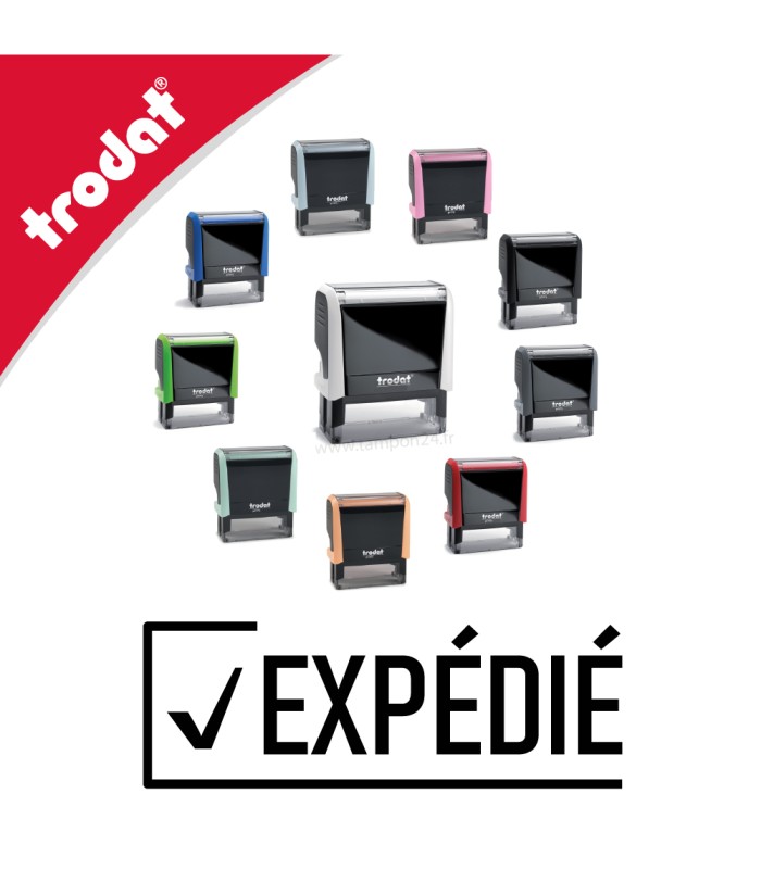 Cachet automatique formule EXPÉDIÉ