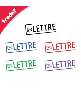 Cachet LETTRE à tamponner sur vos lettres postales