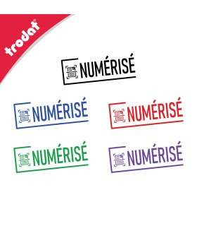Tampon NUMÉRISÉ pour les apposer sur vos documents à scanner