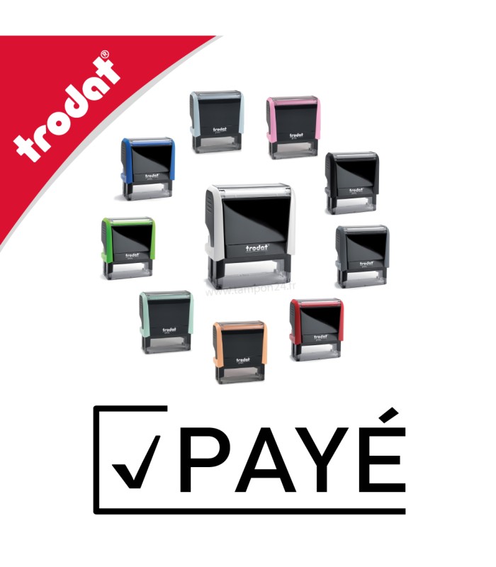 Cachet formule PAYÉ