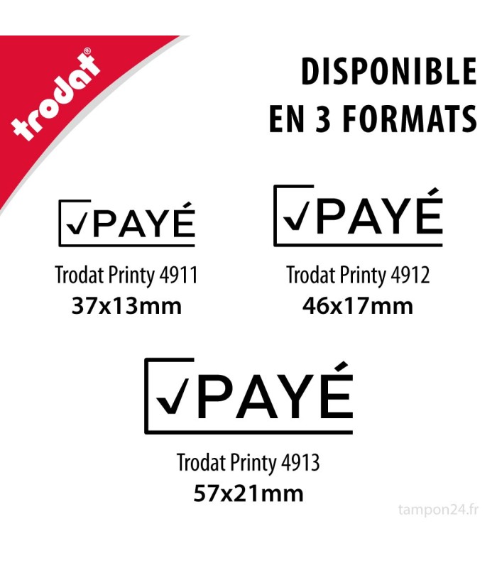 Tampon Trodat PAYÉ