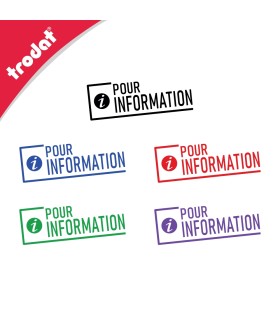 Tampon encreur POUR INFORMATION