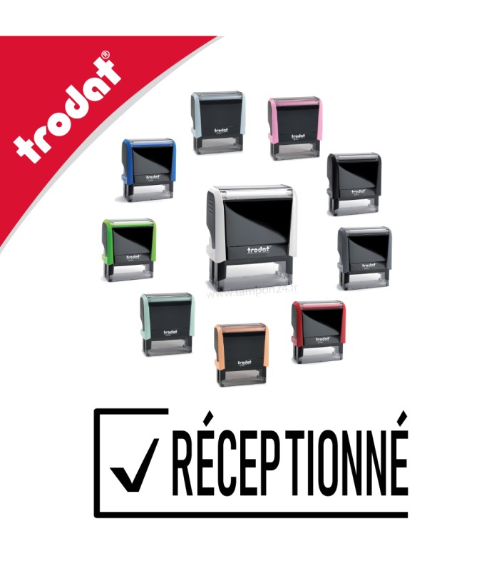 Cachet formule RÉCEPTIONNÉ