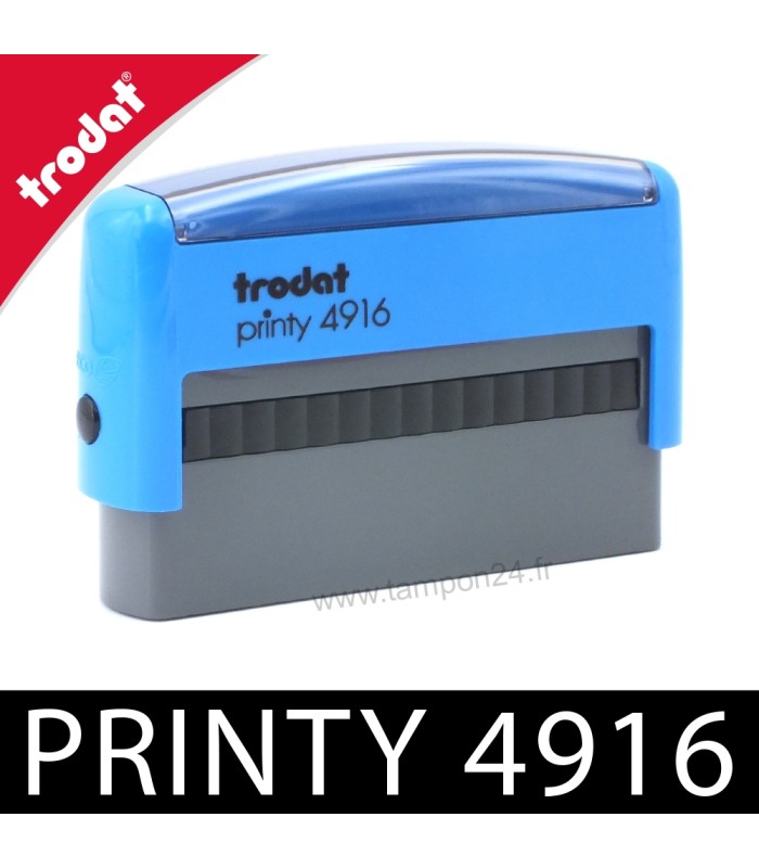 Trodat Printy 4916 boitier de couleur bleu