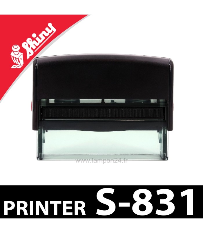 Shiny Printer S831 est un tampon d'une ligne de texte