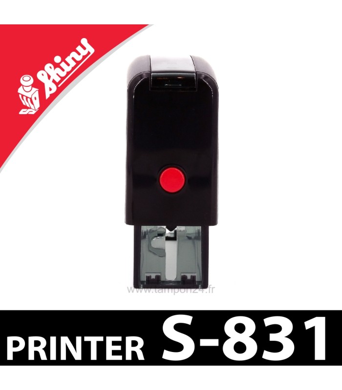 Tampon Shiny S831 Printer vue de côté