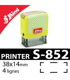 Tampon personnalisable Shiny Printer S-852