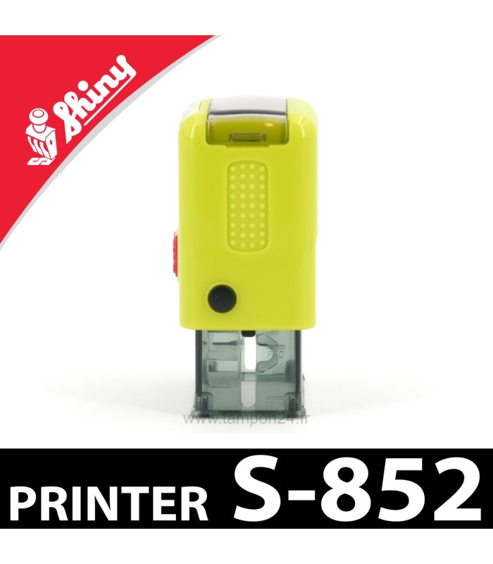 Tampon personnalisable Shiny Printer S-852 vue de côté