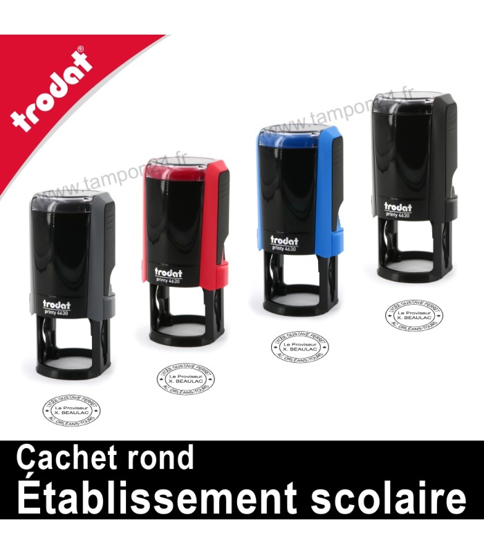 Cachet des écoles, collèges, lycées