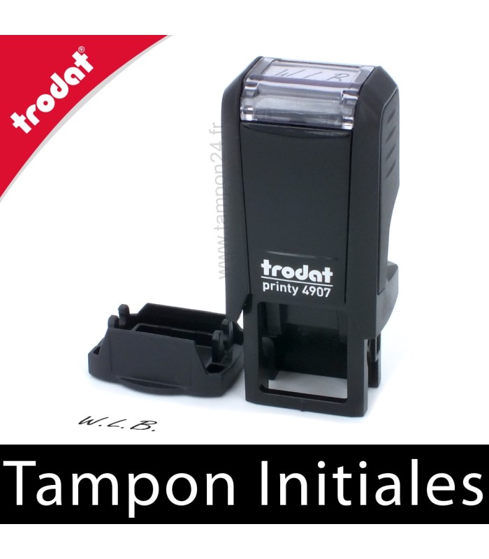 Initiales tampon 
