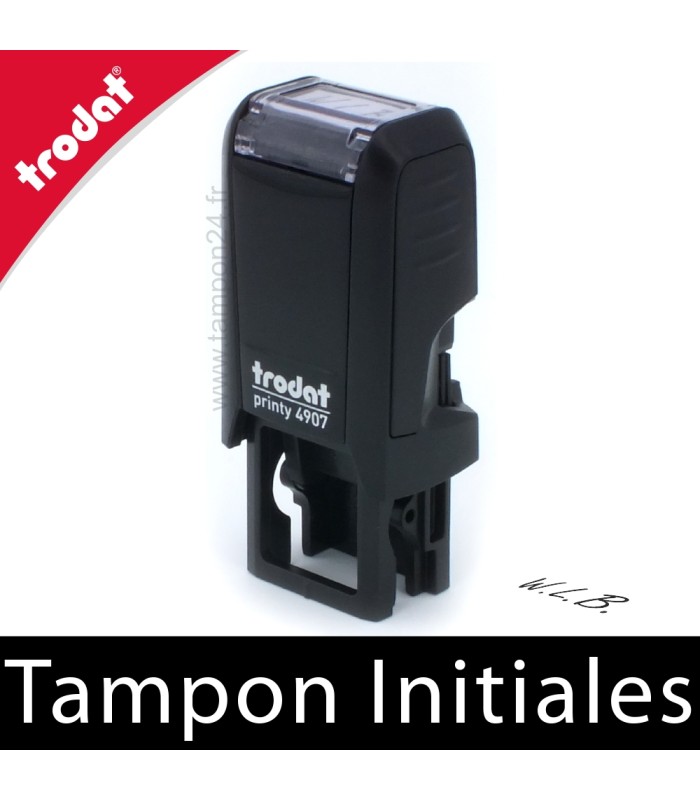 Tampon spéciale initiales pour banquiers, notaires, directeurs