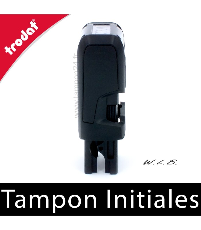 Timbre Initiales pour homme d'affaires