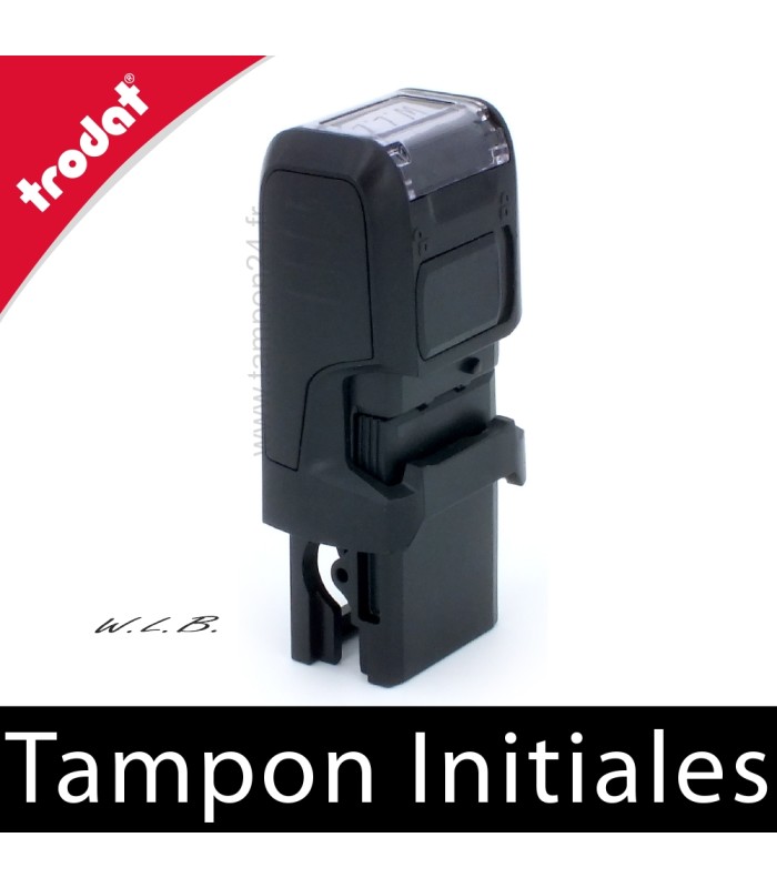 Initiales sur tampon pour entreprises
