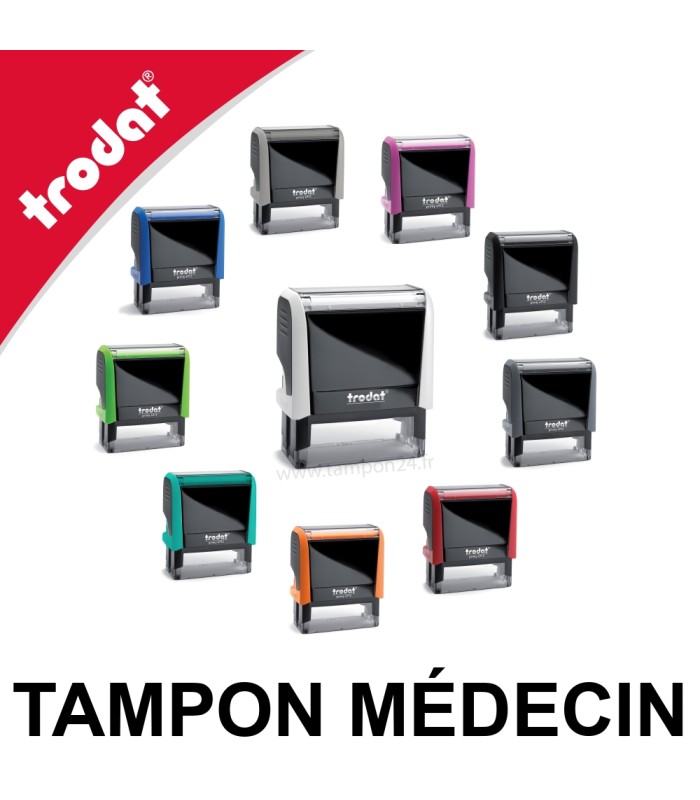 Tampon Médecin disponible en 10 coloris 