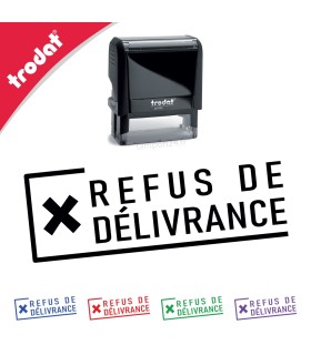 Tampon encreur REFUS DE DÉLIVRANCE