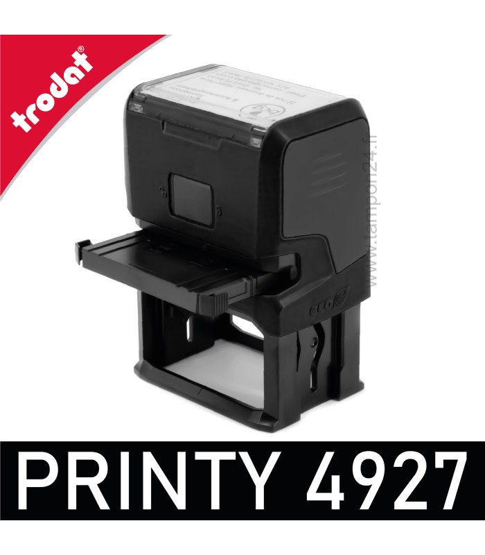 Trodat Printy 4927 avec insertion de la cassette d'encrage