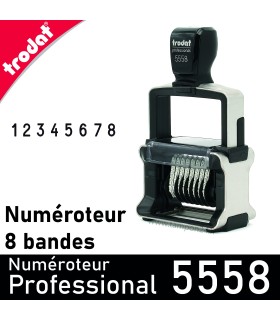 tampon numéroteur 8 bandes